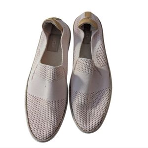 UGG, Light Pink Knit Slip-On Shoes,Size 9